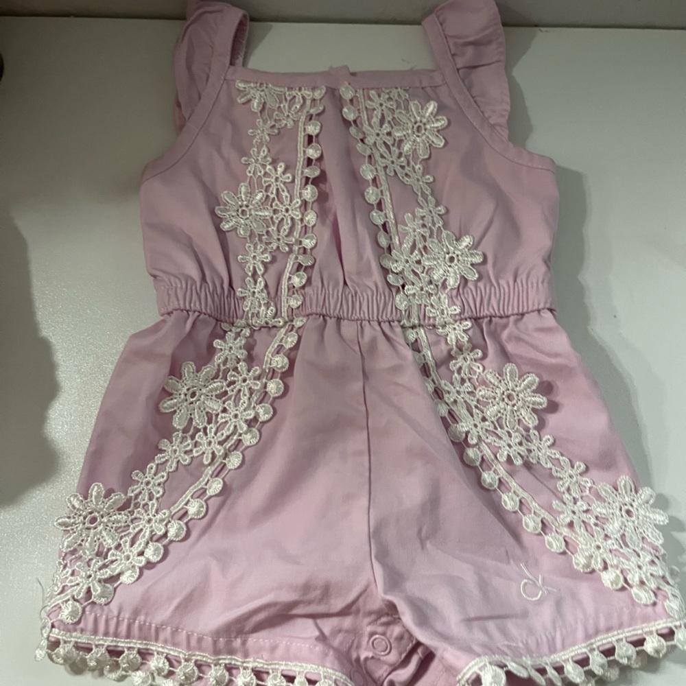 Calvin Klein pink romper